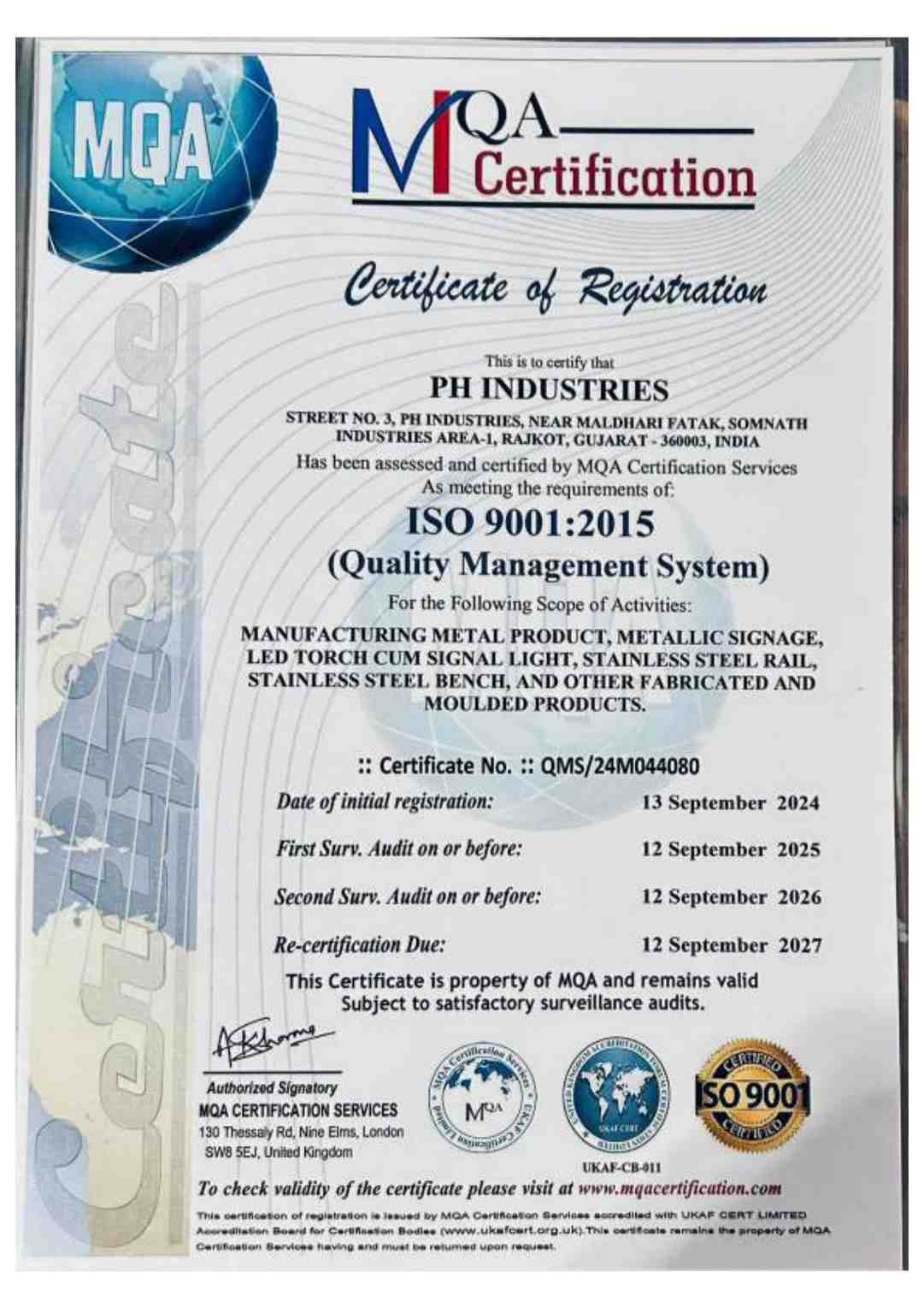 ISO 9001